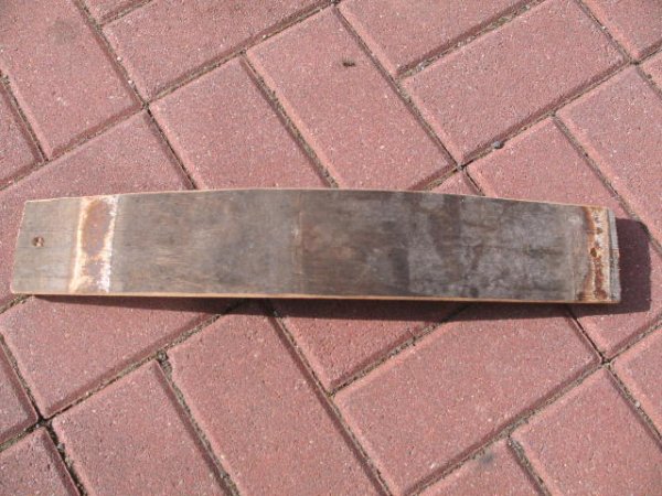 Griff für Fass-Regentonnen-Deckel aus Eichenholz-Fassdaube