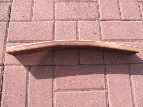 Griff für Fass-Regentonnen-Deckel aus Eichenholz-Fassdaube