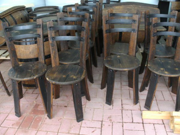 Fassstuhl Othello Sitzhocker Stuhl Holzstuhl Eichenstuhl Restaurantstuhl