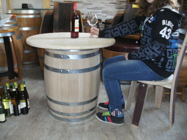 Fassstuhl Othello Sitzhocker Stuhl Holzstuhl Eichenstuhl Restaurantstuhl