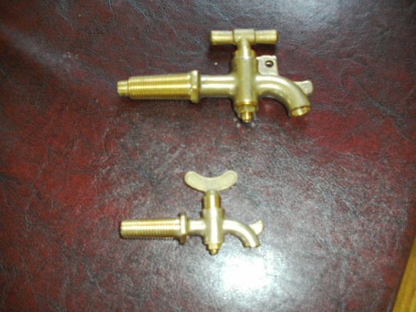 Messingauslaufhahn-Groß für jedes Holzfass mit 23-25mm Duchmesser des Hahnloches