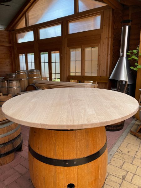 TP-ELH-LL-D40-80x3-4 - Tischplatte mit Winschdurchmesser 40-80cm und ca. 3/4-cm Stärke aus massivem Eichenholz