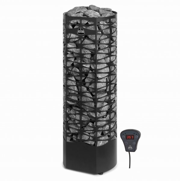 ORIGINAL FINVISON Außensauna Gertensauna Holzsauna Sauna mit Elektro / Holzbefeuerung vormontiert