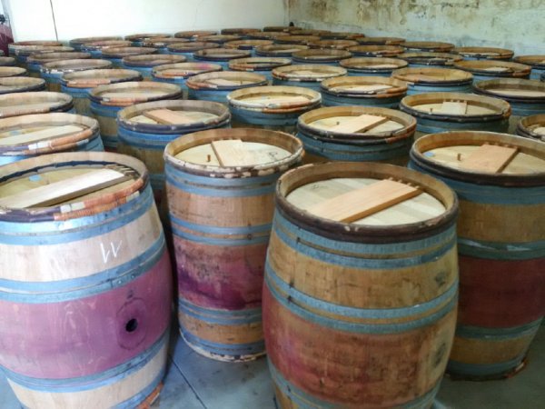 225 Liter gebrauchtes sauberes Chateaux Traditional Barriquefass Eichenfass Weinfass Holzfass Wasserfass Dekofass Wasserfass Fassregentonne