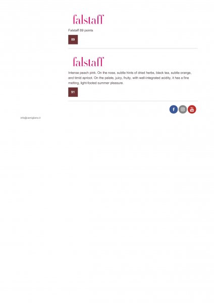 Camal-2022 - Weingut Camigliano 1 x 0,75L Flasche Rosé Toscana Bio