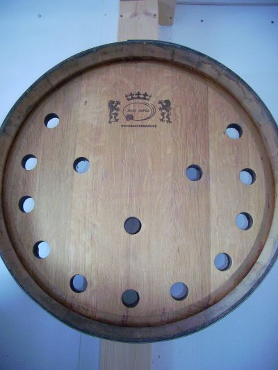 14-er WEINFRONT - Weinregal für 14 Flaschen, Eichenfass