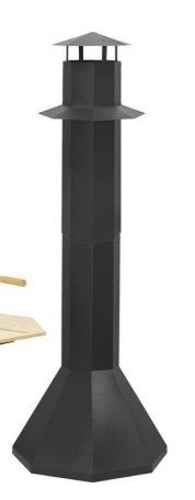 Ca. 1m Kamin - Verlängerung für TOP 8-Eckiger LUXURY GRILL-Kaminabzug für alle Grillkota & Pavillon Kohlegrill BARBECUE BBQ Holzgrill