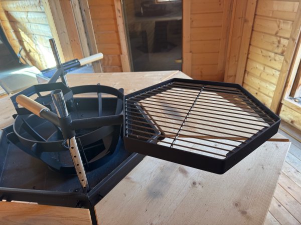 Nur der Ersatz 8-eck - Grillrost für TOP 8-Eckiger LUXURY GRILL