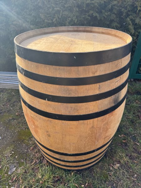 400 Liter rundes gebrauchtes Eichenfass Weinfass Holzfass