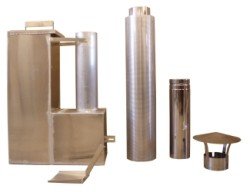 27KW SUB-Delux Badefass Unterwasser-Turboofen