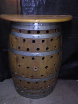 Weinregal - Weinfassbogen für 78-80 Flaschen, Eichenfass