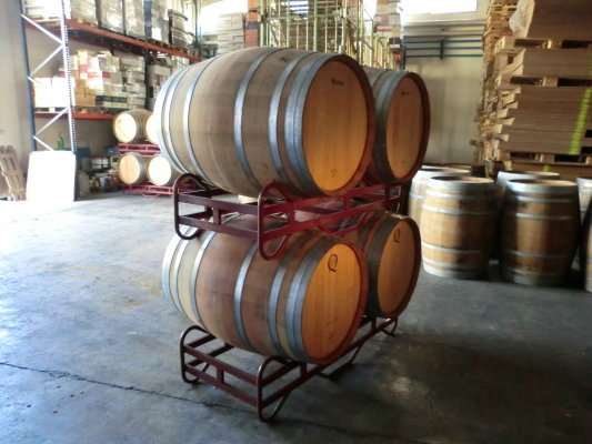 300 L Weinfass mittlere Regentonne aus gebr. Eichenfass ohne Deckel Wasserfass Holzfass Regenfass Tonne