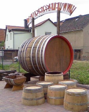 Fassprinzentisch mit Höhe 45cm und Durchmesser oben 57cm