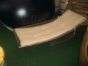 Fass-Sonnenliege-IBIZA aus gebrauchtem Eichenholzfass