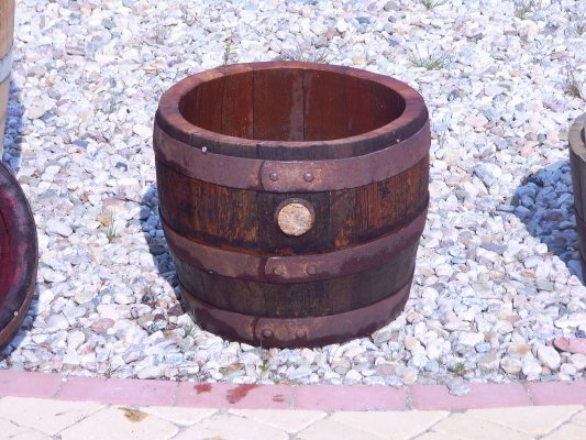 40Liter rundes Bierfass-Abschnitt gebrauchte aus Eichenfass