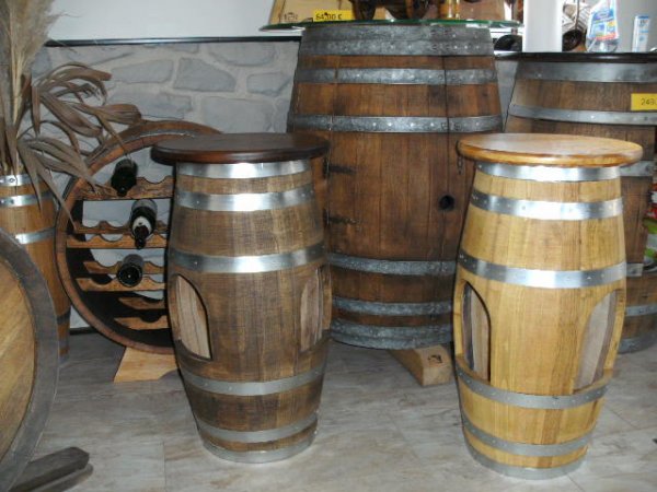 Fass - Barhocker HAVANNA Stehtischhocker Fasshocker