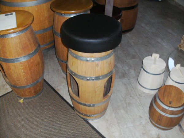 Fass - Barhocker HAVANNA Stehtischhocker Fasshocker