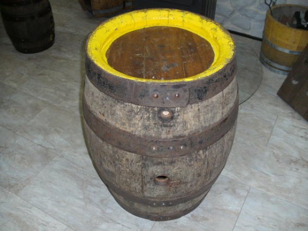 100 Liter rundes Bierfass gebrauchtes Eichenfass