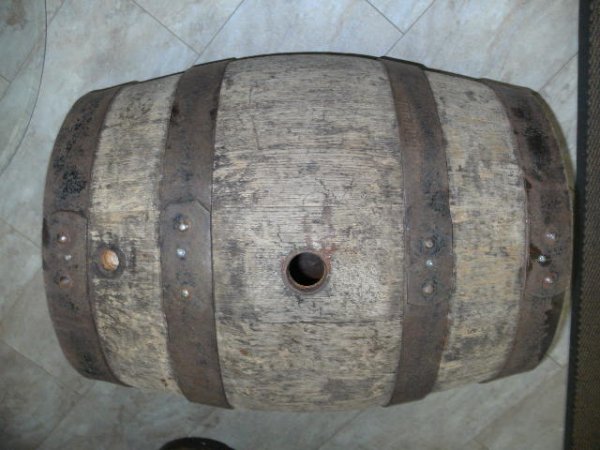 100 Liter rundes Bierfass gebrauchtes Eichenfass