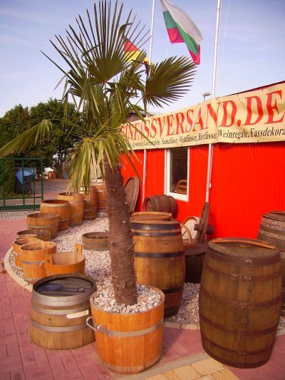 BKE80 Pflanzkübel neu aus Eichenholz mit D. von 80cm, winterfest