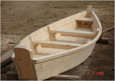 NORDIKA-57S Fischer Holzboot Anglerboot Ruderboot Boot