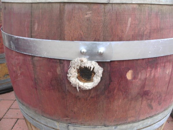 Extra Ring für Eichenfass mit Wunschdurchmesser von 72cm bis 130 konisch aus gerbautem Fassringstahl