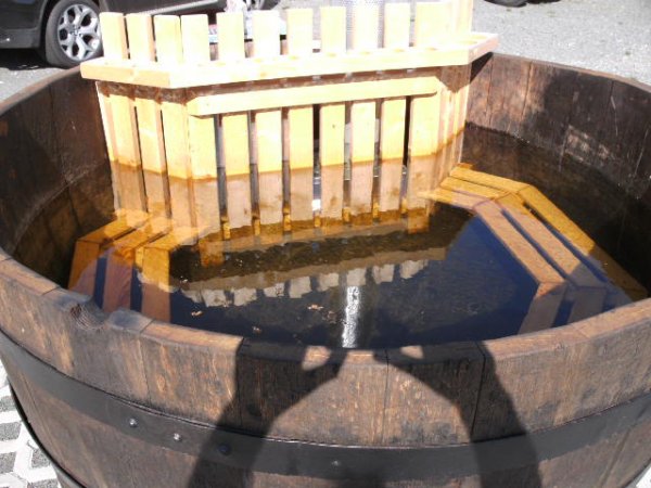 GF190x120-DELUXE BADEFASS, SAUNATAUCHBECKEN, BADEBOTTICH oval