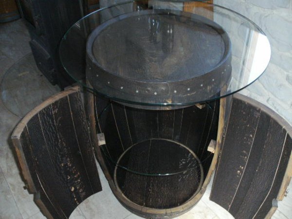 190L - Whiskyfass - Bar - BOURBON Höhe ca. 86 bis 90cm D. ca. 60-65cm Eichenfassbar Eichenfass Holzfass Fasstisch Bistrotisch Stehtisch Fasstheke