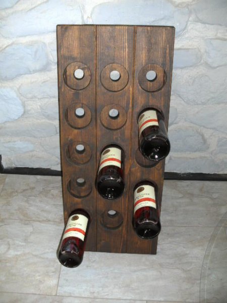 15er Weinpult, Rüttelbrett Rüttelpult Weinregal Flaschenregal