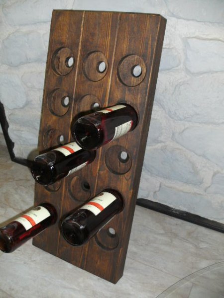 15er Weinpult, Rüttelbrett Rüttelpult Weinregal Flaschenregal