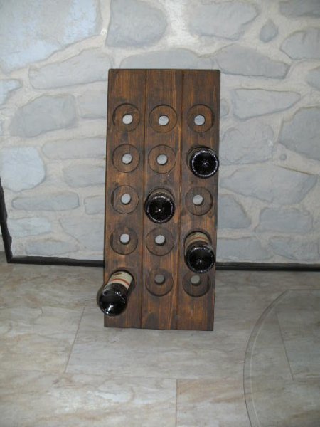 15er Weinpult, Rüttelbrett Rüttelpult Weinregal Flaschenregal