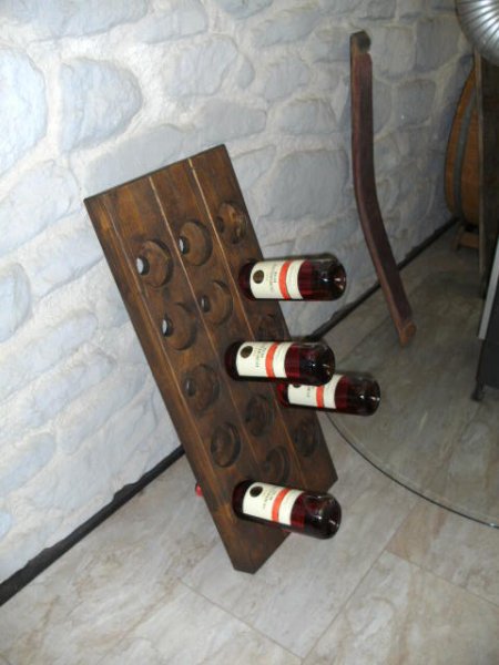 15er Weinpult, Rüttelbrett Rüttelpult Weinregal Flaschenregal