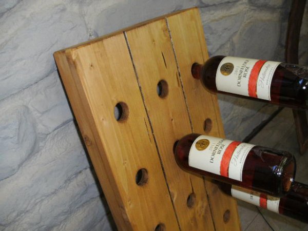 15er Weinbrett Rüttelpult Weinregal Wandregal Pult Flaschenregal