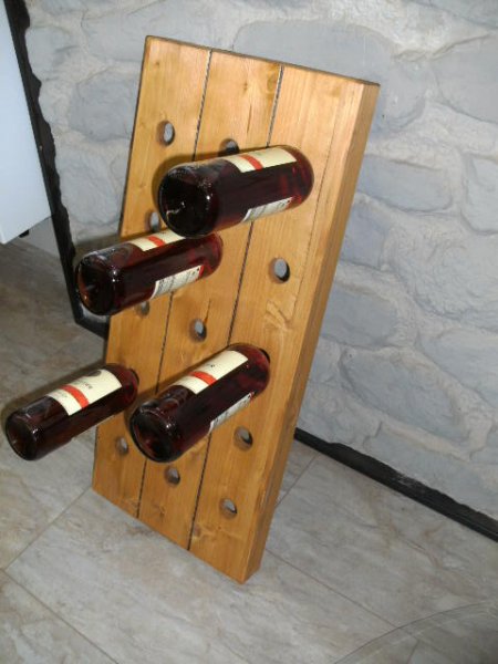 15er Weinbrett Rüttelpult Weinregal Wandregal Pult Flaschenregal