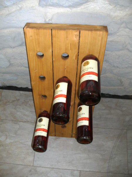 15er Weinbrett Rüttelpult Weinregal Wandregal Pult Flaschenregal