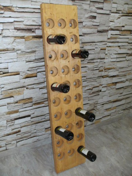 30er Weinpult, Rüttelbrett Rüttelpult Weinregal Flaschenregal