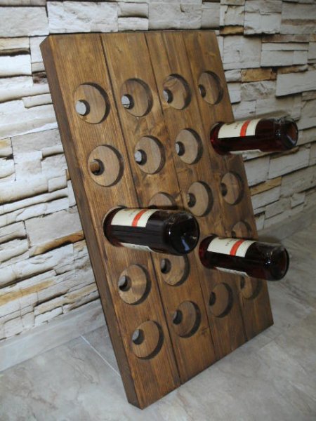 20er Weinpult, Rüttelbrett Rüttelpult Weinregal Flaschenregal