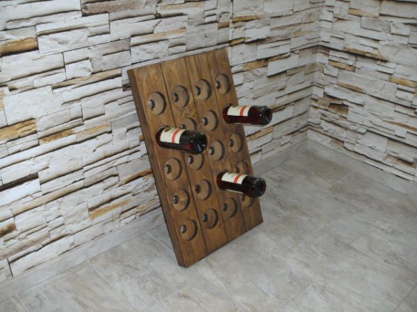 20er Weinpult, Rüttelbrett Rüttelpult Weinregal Flaschenregal