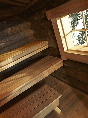 Kelosauna mit 7,5m² Grundfläche Gartensauna Saunahaus