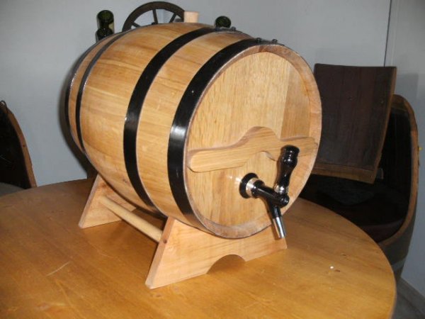 10 Liter Bag in Box - Fass auch für 3-, 5-L bibs, Eichenfass, Weinfass Brandfass Schnapsfass Whiskyfass