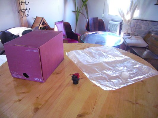 10 Liter Bag in Box - Fass auch für 3-, 5-L bibs, Eichenfass, Weinfass Brandfass Schnapsfass Whiskyfass