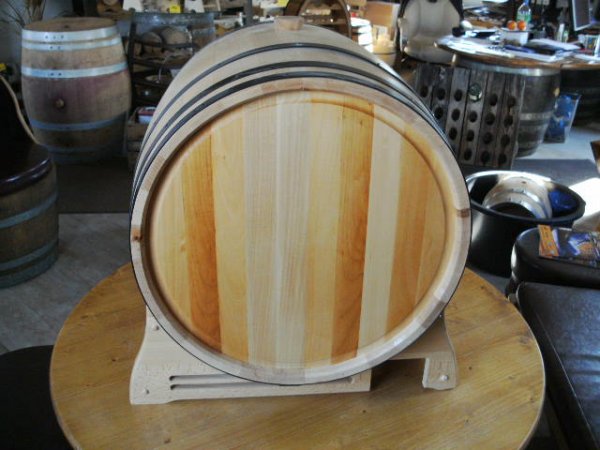 10L Bag in Box Fass mit Kühlung Bibfass Holzfass Weinkühlschrank