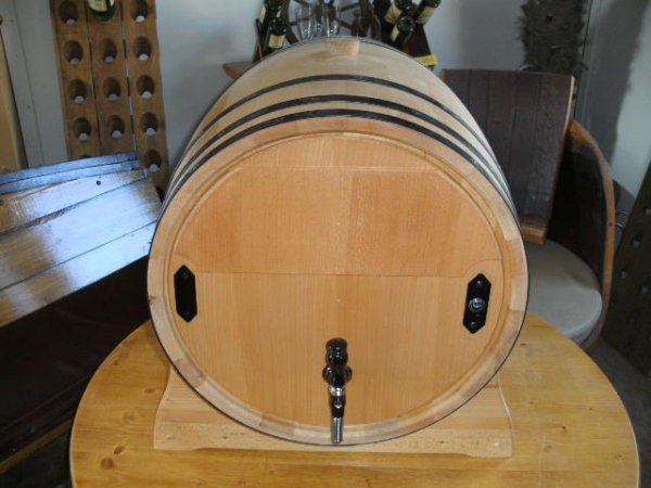 10L Bag in Box Fass mit Kühlung Bibfass Holzfass Weinkühlschrank