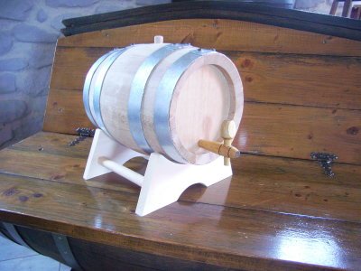 5 Liter Eichenfass innen roh und geschmackgebend Böttcherware Schnapsfass Weinfass Whyskifass Holzfass