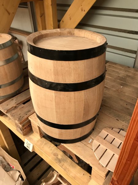50 Liter Eichenfass innen roh Böttcherware Schnapsfass Weinfass Whiksyfass Weinbrandfass Essigfass Holzfass Eichenholzfass