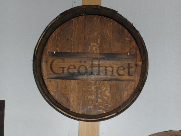 Fassfront 300L D.64cm und 14cm Tiefe aus gebrauchtem Eichenfass