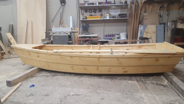 NORDIKA-K42 Fischer Holzboot Anglerboot Ruderboot Boot