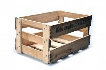 3-er Weinkiste Weinregal aus gebrauchten Holz - Weinkisten