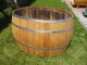600L ovales Eichenfass Durchmesser 120x90cm und Höhe 80cm.