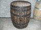 170L Whiskyfass - Tisch - Bar - BOURBON Höhe 75cm D. 60cm Eichenfassbar Eichenfass Holzfass Fasstisch Bistrotisch Stehtisch Fasstheke
